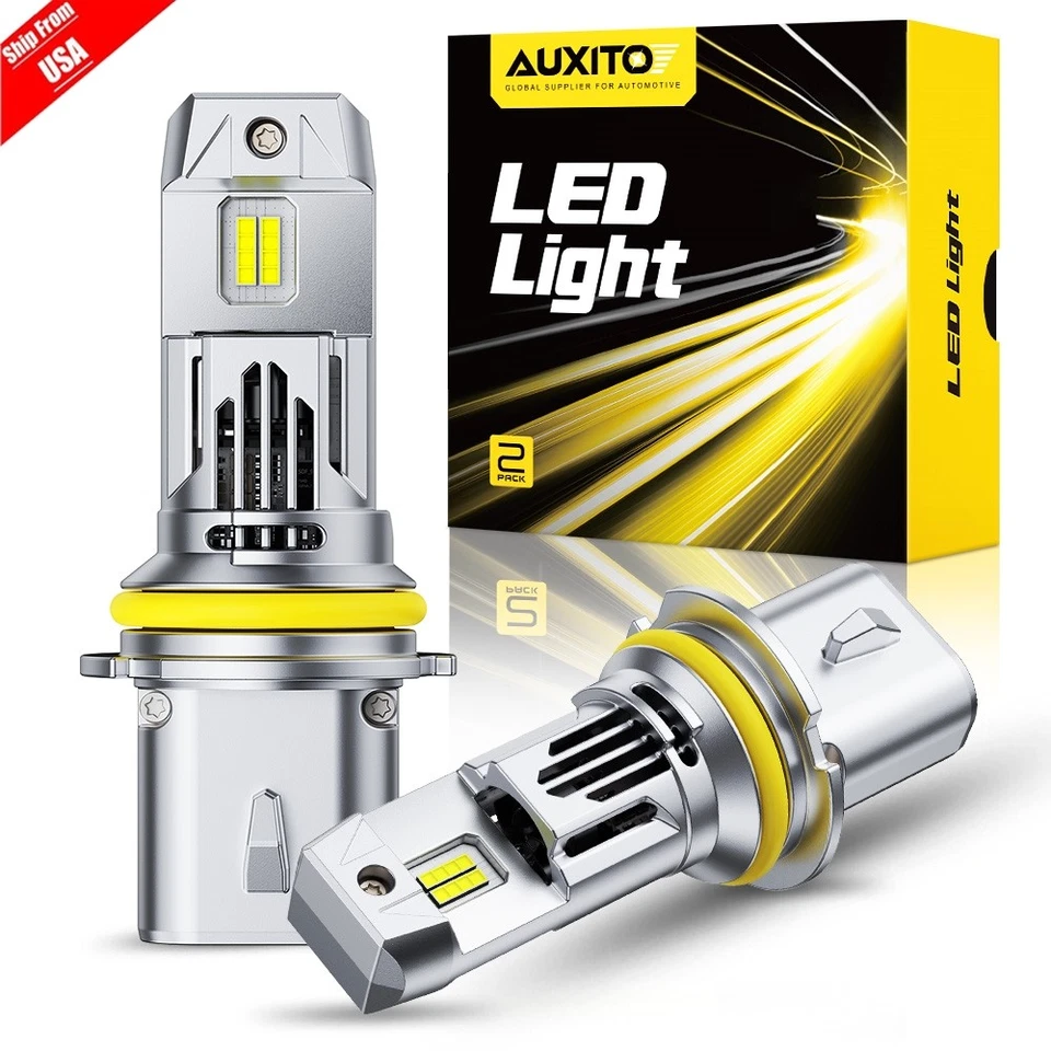 9007 HB5 LED Headlight Bulbs Conversion Kit High Low Beam 6000K Super White ZH - Image 1 of 4
