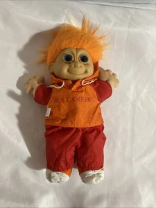 Vintage Tampa Bay Buccaneers Team NFL Football Good Luck Sports Troll Doll Plush - Picture 1 of 10