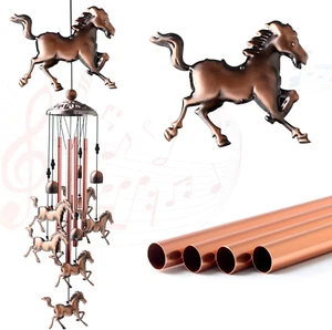 Horse Gifts for Women Mom Gift Wind Chimes for outside Clearance Copper Windchim - Picture 1 of 12