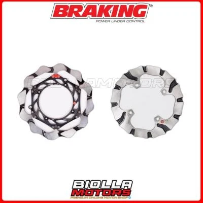 KIT DISCHI FRENO BRAKING HUSQVARNA TE 449 2013 -  ANTERIORE + POSTERIORE [WAVE F Foto 1 de 4