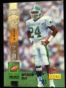 1994 Signature Rookies Bonus Myron Bell Top Prospect Auto 3170/7750 🔥🏈 - Bild 1 von 2