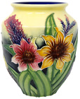 Article - 1177 ancien article Tupton 4 pouces tube doublé vase à col serti « bouquet d'été »