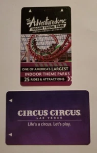 CIRCUS CIRCUS Hotel & Casino & ADVENTUREDOME Themenpark Las Vegas Zimmer Schlüsselkarten - Bild 1 von 5