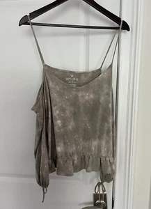 Camisa American Eagle Suave y Sexy Aeo Tie Dye Hombro Frío L Y2K - Imagen 1 de 7