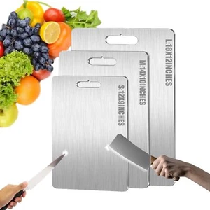 Tabla de cortar Yamato 100 % titanio puro tabla de higiene de grado médico de doble cara - Imagen 1 de 28