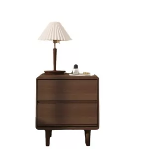 Massivholz Nachttisch, Holzstil Home Schlafzimmer Nachttisch Aufbewahrungsschrank - Bild 1 von 26