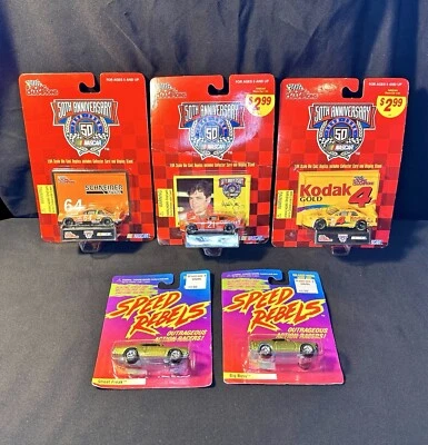 Racing Champions NASCAR 50th Anniversary & Speed Rebels - Diecast Car Lot of 5 - Image 1 of 4