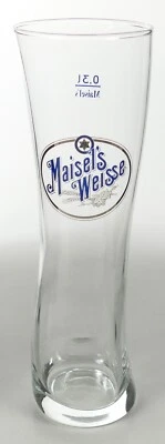 MAISEL´S WEISSE Maisel's Weisse Weizenbier geschwungenes Design Glas 0,3l Biergarten Gläser 1273