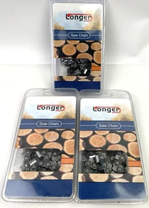 ( Lot of 3 ) Longer Different Saw Chain 2X CS-B1S-72L - 1X CS-B1S-78L - Picture 1 of 3