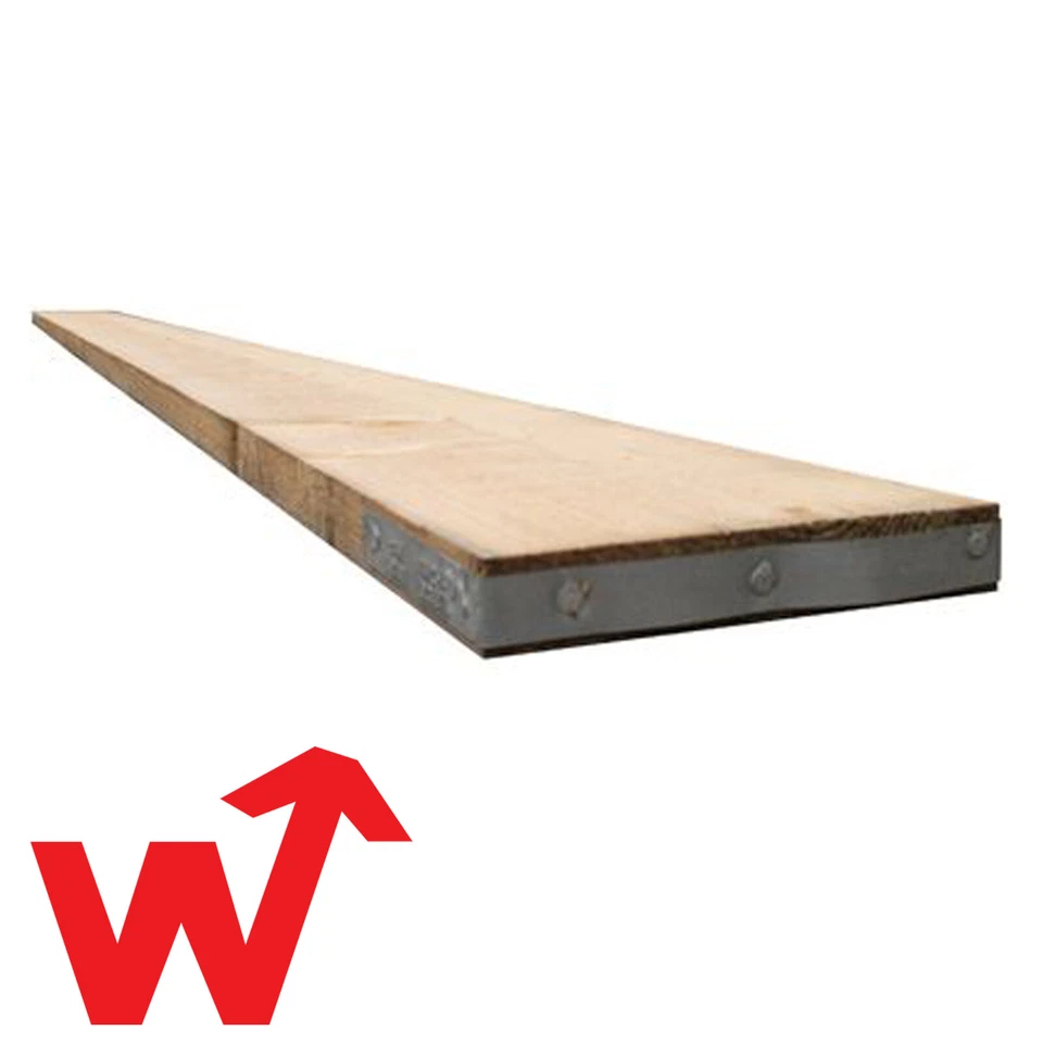 BANDED scaffold board 1200mm long - 210mm wide - 35mm thick
