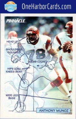 1991 Pinnacle Cincinnati Bengals #357 Anthony Munoz - Image 1 of 2