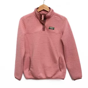 Maglione LL Bean donna X-Small Airlight maglia snap-front blush erica outdoor - Foto 1 di 5