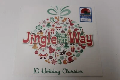 Jingle All The Way 10 Holiday Classics LP Red & Green Split Vinyl sealed RE 8-9 - Image 1 of 3