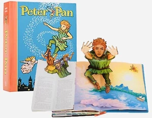 Disney Peter Pan Pop Up Book First Edition Hand Signed By Robert Sabuda - Picture 1 of 3