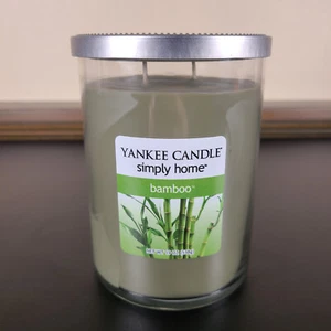 RARE 19 oz Yankee Candle Simply Home BAMBOO Jar - Discontinued Scent - Picture 1 of 5