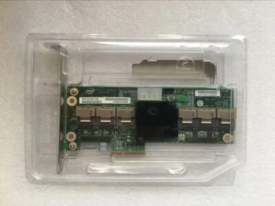 Intel Expander for HDD SSD RES2SV240 PCIe x8 6G SAS SATA 24 Port E91267-203 - Image 1 of 4