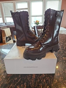 Dream Pairs DMB215 Kampfstiefel, braun Damen Größe 9, Neu im Karton - Bild 1 von 8