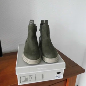 Tamaris Stiefelette Gr.40 oliv, Reißverschluß, Softsohle, Neu mit Karton - Bild 1 von 5