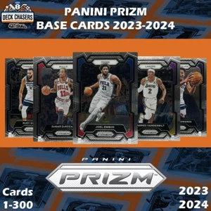 2023-24 Panini Prizm - Base Cards #1-#300 PICK YOUR CARDS - Picture 1 of 95