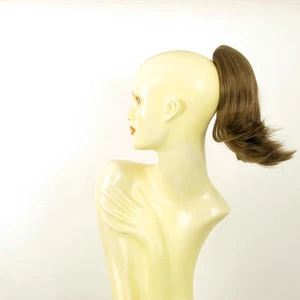 Haarteil Pferdeschwanz kurze 28 cm goldenes Licht braun ref 9 12 - Imagen 1 de 8
