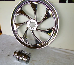 Harley Davidson RC Components Chrome Front Wheel Aluminum New OEM # 0201-1428 - Picture 1 of 19