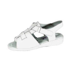 👟 24 HOUR COMFORT Pauline Women's Wide Width T-Strap Leather Sandals 👟 - Picture 1 of 6