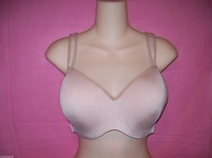 42D 42 D CROWONETTE DESNUDO BEIGE SUJETADOR REGULAR BAJO ALAMBRE ESPALDA SIN COSTURAS SUAVIZANTE NUEVO - Imagen 1 de 2