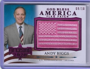 RARE 2022 DECISION VAULT ~ 2020 ANDY BIGGS GOD BLESS CARD #GBA-5 ~ /10 ~ ARIZONA - Picture 1 of 2