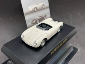 Kyosho 1/64 Porsche collection4 550 Spider white diecast model car 51A3 - Picture 1 of 5