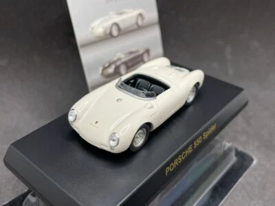 Coche modelo diecast blanco Kyosho 1/64 Porsche collection4 550 Spider 51A3 Foto 1 de 4