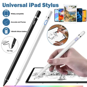 Universal Stylus Pen For Android iOS Pencil Samsung iPad Pro Air Mini Tablet USB - Picture 1 of 11