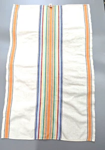 Mid Century Tea Towel Golden Key Brand Stripes Kitchen Mid Century Vintage - Picture 1 of 7