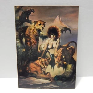 Tarjeta 30 Boris Vallejo Mistress Of The Cats - Imagen 1 de 2