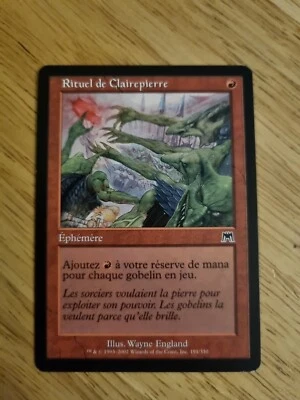 MTG - Blightstone Ritual - Onslaught - French Edition - Image 1 of 2