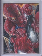 Spider-Man Mick and Matt Glebe Marvel Premier 2012 AP sketch card