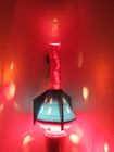 C6 Noma Rocket Ship Vintage Glass Christmas Bubble Light Tested Working 1960's