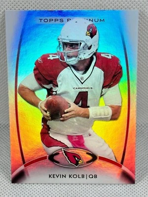 2012 Topps Platinum 81 Kevin Kolb    Arizona Cardinals Football Card - Image 1 of 3