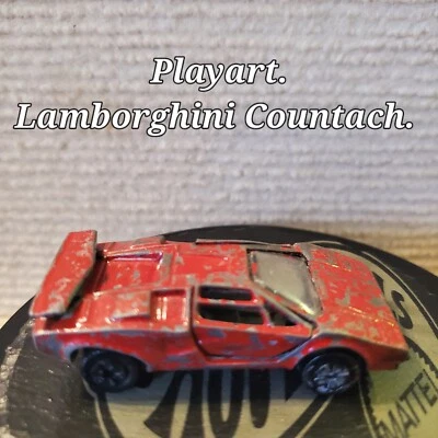 Vintage PlayArt. Lamborghini Countach LP 500S. Doors Open. Loose.  - Image 1 of 4