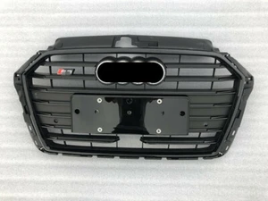 Para Audi A3 S3 8V S3 Estilo Negro Mate Rejilla Delantera Con ACC 2017-2020 - Imagen 1 de 2