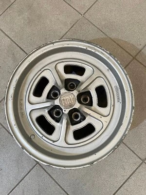 4 x Jantes Fiat 130 coupé en alliage d'aluminium 14" x 6.5 Cromodora mod. CD 7 - Bild 1 von 4