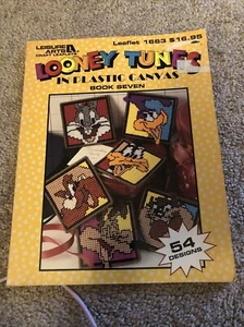 Leisure Arts LOONEY TUNES Plastic Canvas Book 7 - 54 Designs BUGS ROAD RUNNER + - Picture 1 of 11