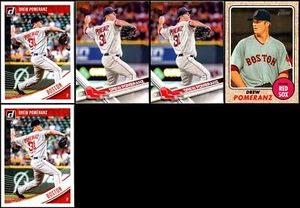 Drew Pomeranz Boston Red Sox (5) Card Lot - LAST CHANCE – DON'T MISS OUT! - Picture 1 of 2