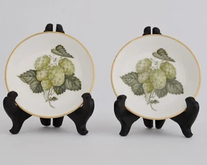 Vintage Set of 2 Royal Worcester "The Worcester Hop" Ash Trays - Picture 1 of 9