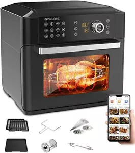 Proscenic T31 friggitrice ad aria 15 Litri 1700W display touch 6 accesori APP - Foto 1 di 24
