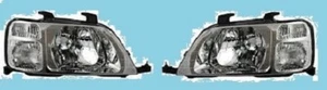 HONDA CR-V RD1 RD2 MODEL 1994 99 FRONT HEADLIGHT ELECTRIC PAIR LH RH LHD NEW - Picture 1 of 5