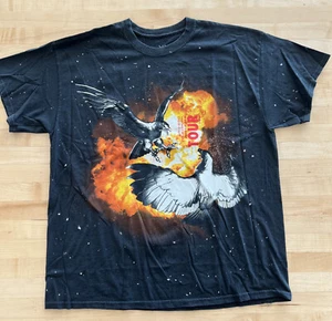 Camiseta Travis Scott Birds View Tour Negra Talla Extra Grande Rara - Imagen 1 de 4