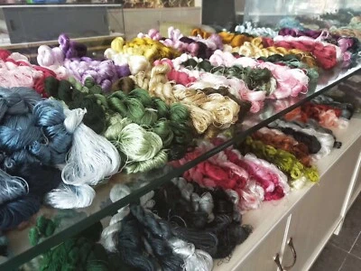 Choose the right colors of silk thread you need(1300colors all) 440meters/bundle - Image 1 of 4
