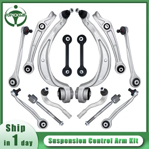 Front Upper Lower Control Arms for 2009 2010 Audi A5 A4 Quattro Suspension 14Pcs - Picture 1 of 20