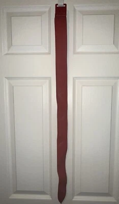 复古 20 世纪 80 年代红色皮革腰围裹腰带尺寸小号/中号 - 罕见 80 年代时尚 — 第 1/4 张图片