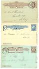 BOLIVIA 1891/1910 3 x PS CARD -F/VF 